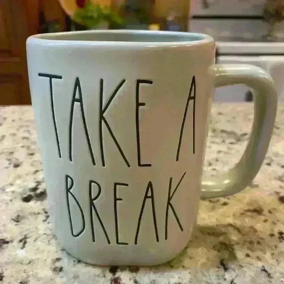 Rae Dunn "TAKE A BREAK" Mug - Picture 1 of 4